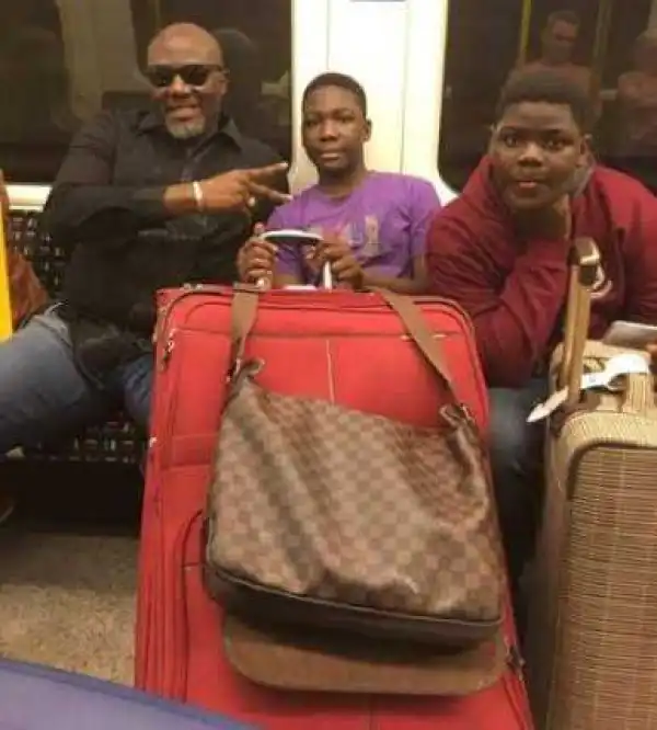 Senator Dino Melaye Shares Vacation Photos With Kids